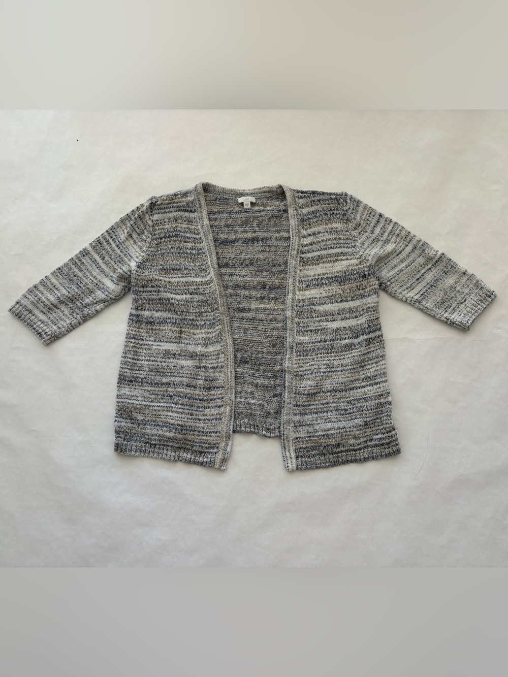 J. Jill Gray Marled Open-Front Cardigan